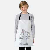 Konijn met Daisy Schort (Gedragen)