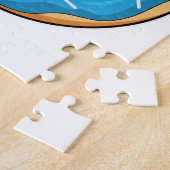 Konijn met Donut Legpuzzel (Zijkant)