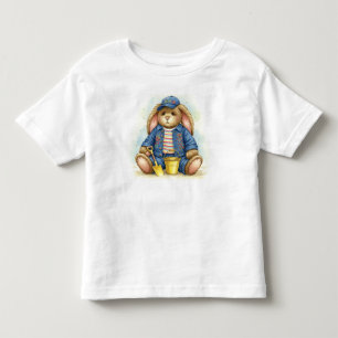 Konijn met een gele emmer en spade, door Natasha Kinder Shirts
