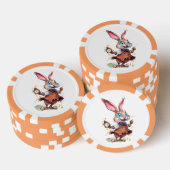 Konijn met horloge poker chips (Opstapeling)