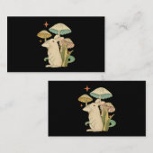 Konijn met katoenkern esthetisch konijn op muizen visitekaartje (Voorkant / Achterkant)