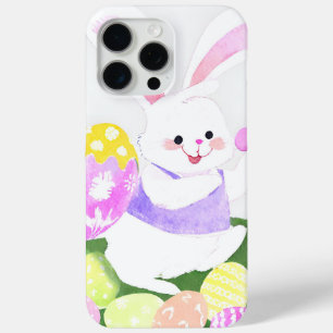 Konijn met paaseieren iPhone 15 pro max hoesje