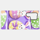 Konijn met paaseieren samsung galaxy hoesje (Achterkant horizontaal)
