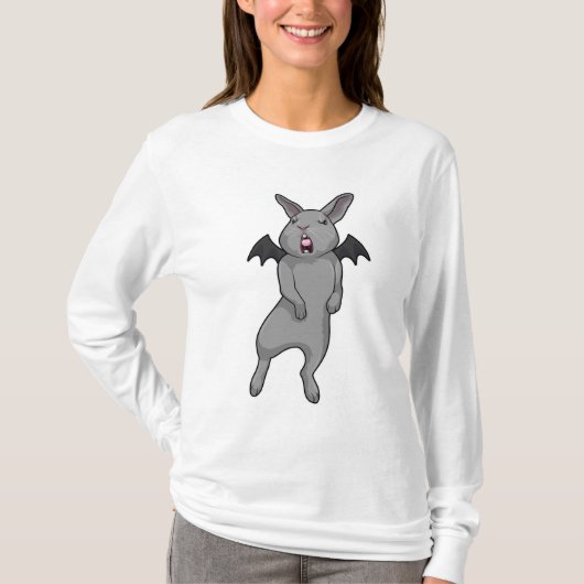 Konijn met vleugelvleugel t-shirt (Voorkant)