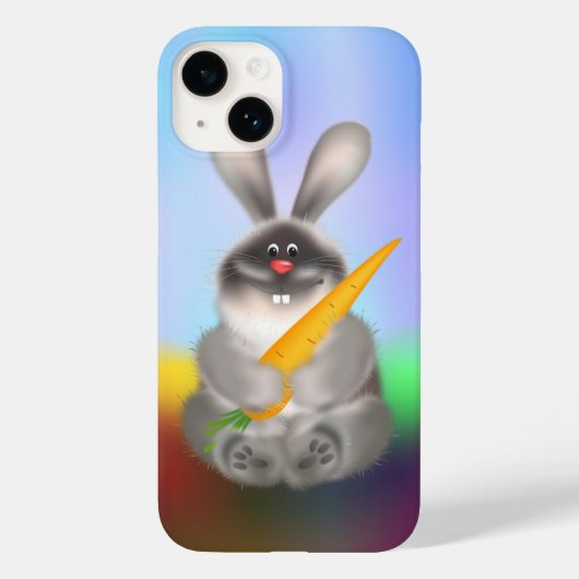 Konijn met wortel Case-Mate iPhone case (Achterkant)
