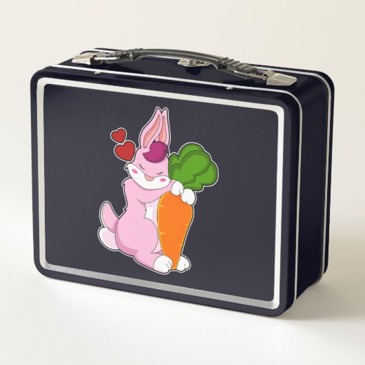 Konijn met wortel en hart (Achterkant)