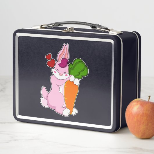 Konijn met wortel en hart (In situ)