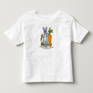 Konijn met wortel kinder shirts