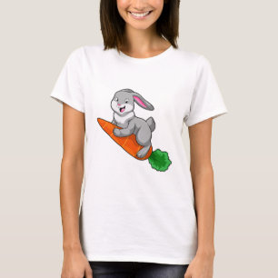 Konijn met wortel t-shirt