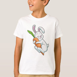 Konijn met wortel t-shirt