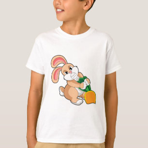 Konijn met wortel t-shirt