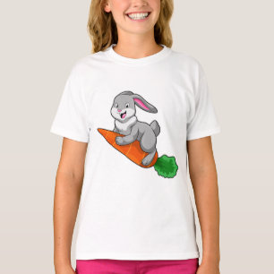 Konijn met wortel t-shirt