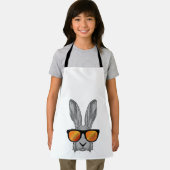 Konijn met zonnebril schort (Insitu)