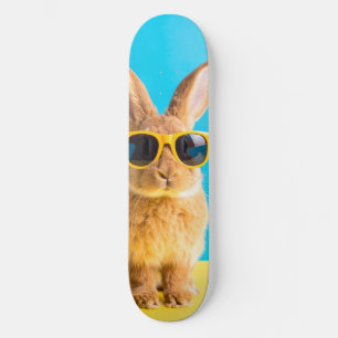 konijn met zonnebril skateboard