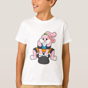 Konijn op fitness met Dumbbell.PNG T-shirt