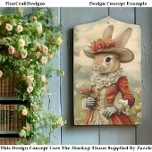 Konijn,  Outfit, Landelijke CL7 Decoupage Tissuepapier