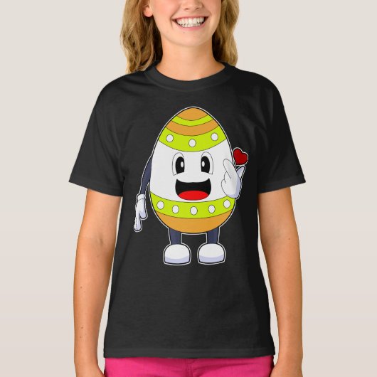 Konijn Paasei T-shirt (Voorkant)