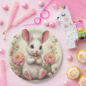 konijn papieren bordje (Feest)