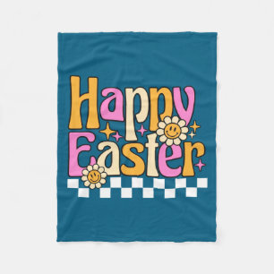 Konijn Pastel Lente Jacht Eieren Konijn Gelukkig P Fleece Deken