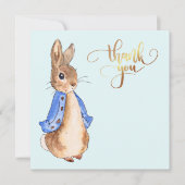 Konijn Peter     Bedankkaart (Voorkant)