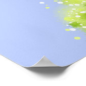 Konijn Peter in zijn tuin  Poster (Hoek)