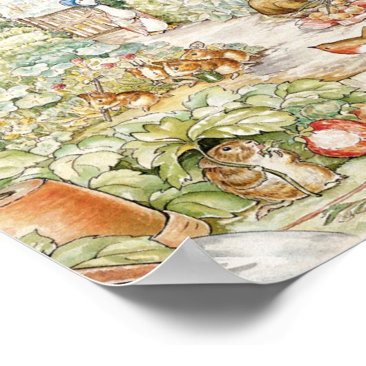 Konijn Peter  Poster (Hoek)