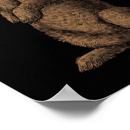 konijn poster (Hoek)