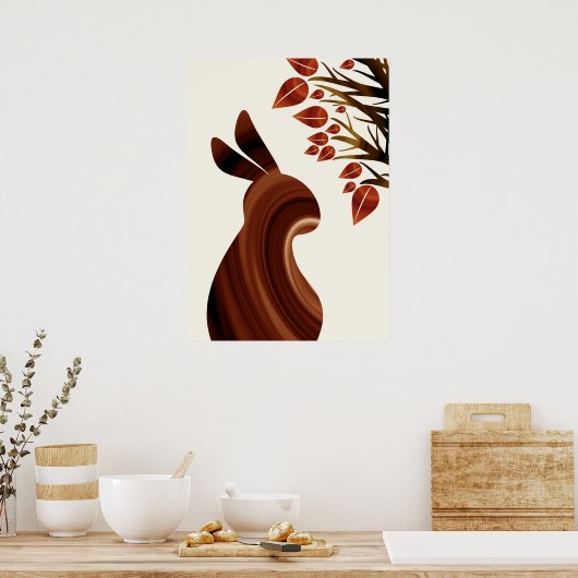 konijn poster (Keuken)