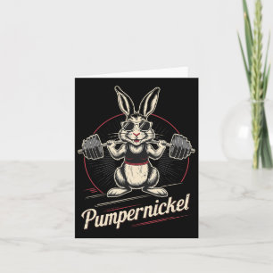 Konijn Pumpernickel Karnickel Bodybuilding Kaart