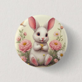 konijn ronde button 3,2 cm