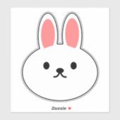 Konijn Sticker (Vel)