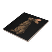 konijn tegeltje (Zijkant)