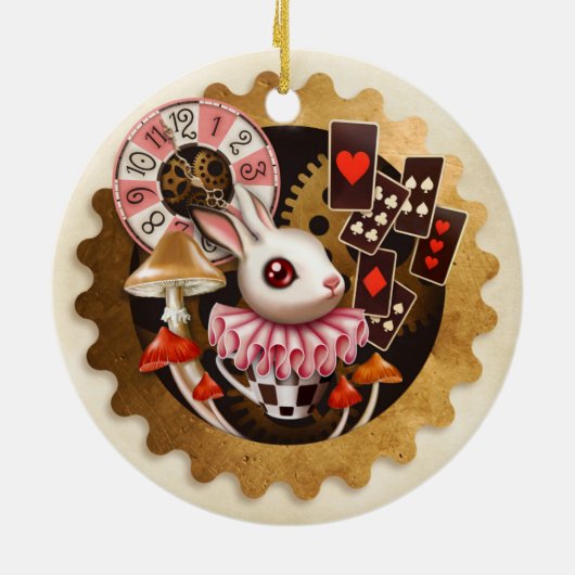 Konijn Tijd Ornament (Achterkant)