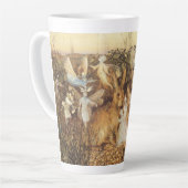 Konijn tussen de Fairies,  feiën Latte Mok (Linkerhoek)