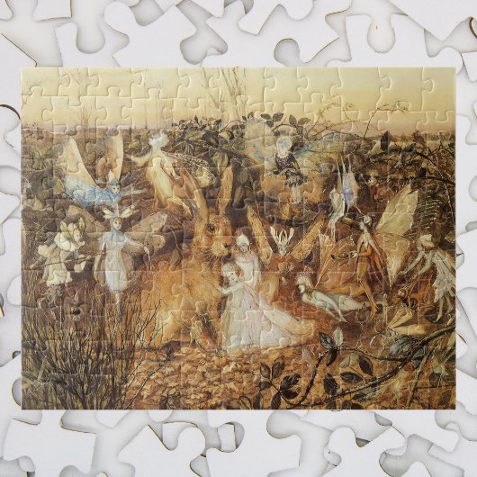 Konijn tussen de Fairies, feiën Legpuzzel