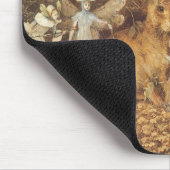 Konijn tussen de Fairies,  feiën Muismat (Hoek)