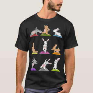 Konijn Yoga Grappige Konijnen In Yoga Houdingen S T-shirt