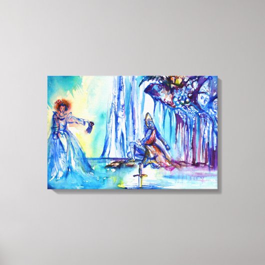 KONIJNARTHUR, MERK EN EXCALIBUR CANVAS AFDRUK (Voorkant)