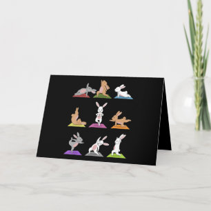 Konijnen Cadeau Konijn Yoga In Yoga Oefeningen S Kaart