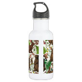 Konijnen en bosflora 4 waterfles  (Achterkant)