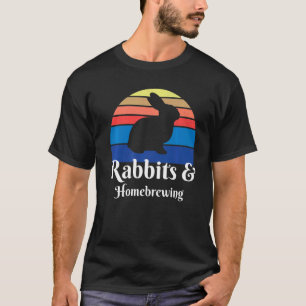 Konijnen en homebrouwen t-shirt