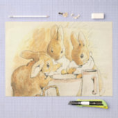 Konijnen en Melkpudding door Beatrix Potter Tissuepapier (Craft)