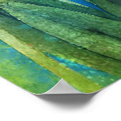 Konijnen in bloemen poster (Hoek)