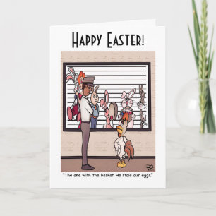 Konijnen in een Lineup-Wenskaart Kaart