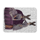 Konijnen in Paars.png Magneet (Horizontaal)