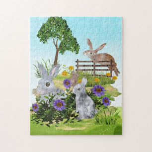 Konijnen legpuzzel