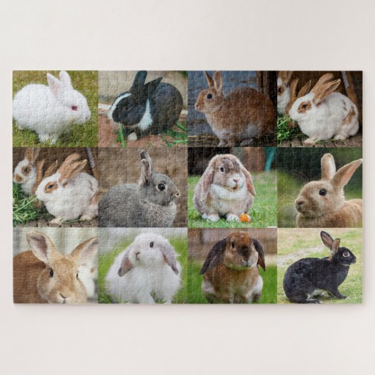 Konijnen Legpuzzel (Horizontaal)