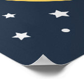 Konijnen op de maan poster (Hoek)