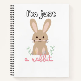 Konijnen spiraal notebook notitieboek