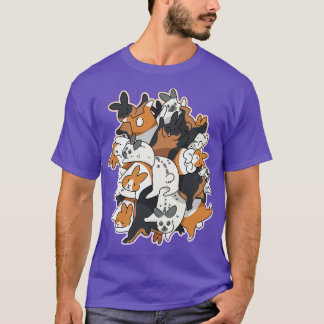 Konijnen stapel t-shirt